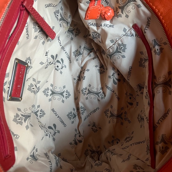 Isabella Fiore Leather orange leather purse! - Picture 4 of 6